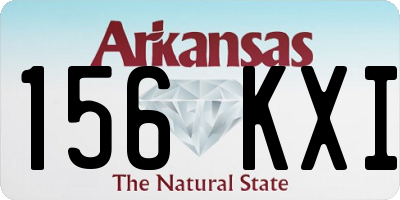 AR license plate 156KXI
