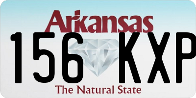 AR license plate 156KXP