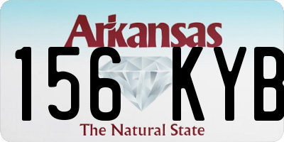 AR license plate 156KYB