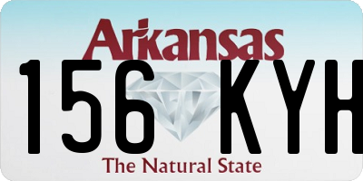 AR license plate 156KYH