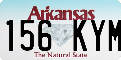 AR license plate 156KYM