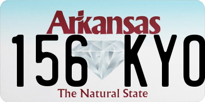 AR license plate 156KYO