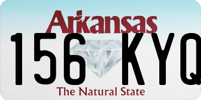 AR license plate 156KYQ