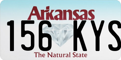 AR license plate 156KYS