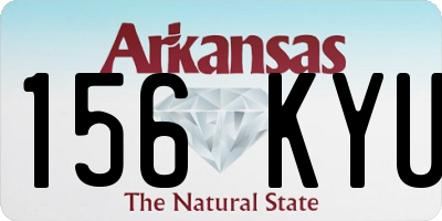 AR license plate 156KYU