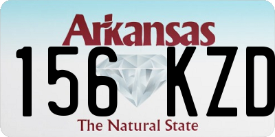 AR license plate 156KZD