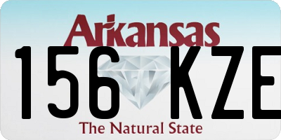 AR license plate 156KZE