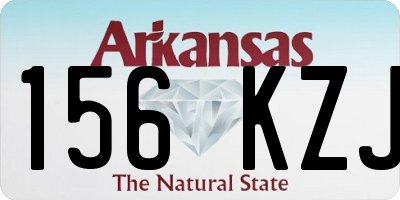 AR license plate 156KZJ