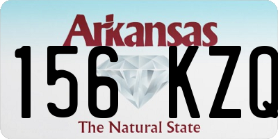 AR license plate 156KZQ