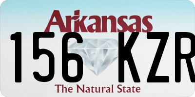 AR license plate 156KZR