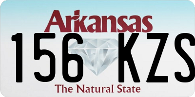 AR license plate 156KZS