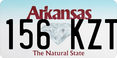 AR license plate 156KZT