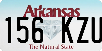 AR license plate 156KZU