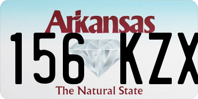 AR license plate 156KZX