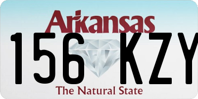 AR license plate 156KZY
