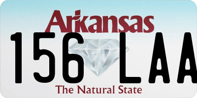 AR license plate 156LAA