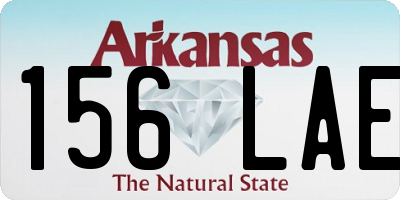 AR license plate 156LAE