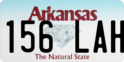 AR license plate 156LAH