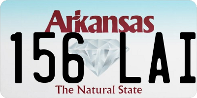 AR license plate 156LAI