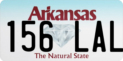 AR license plate 156LAL