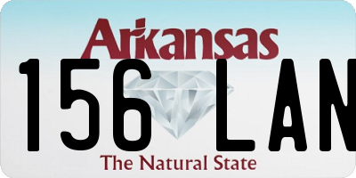 AR license plate 156LAN