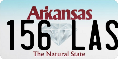 AR license plate 156LAS