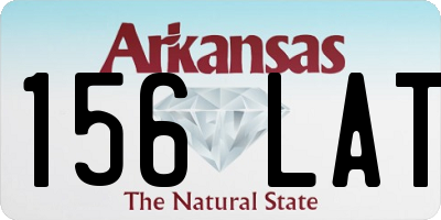 AR license plate 156LAT