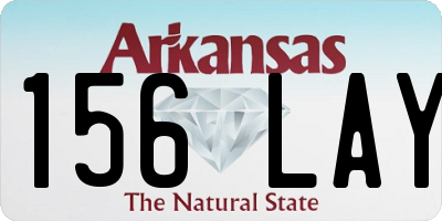 AR license plate 156LAY