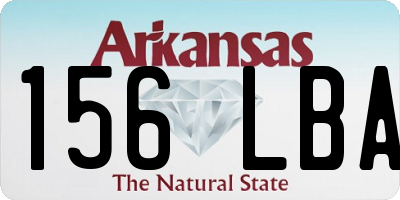 AR license plate 156LBA