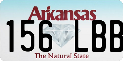 AR license plate 156LBB