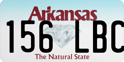 AR license plate 156LBC