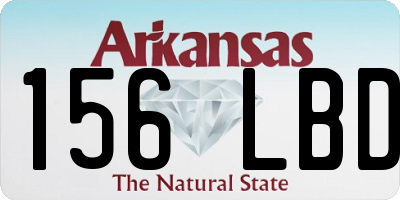 AR license plate 156LBD