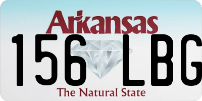 AR license plate 156LBG