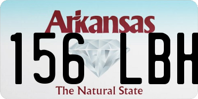 AR license plate 156LBH