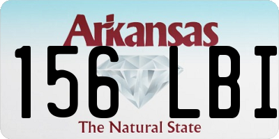 AR license plate 156LBI