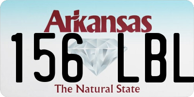 AR license plate 156LBL