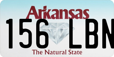 AR license plate 156LBN