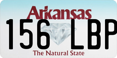 AR license plate 156LBP