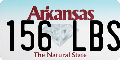 AR license plate 156LBS