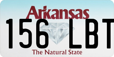 AR license plate 156LBT