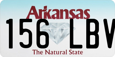 AR license plate 156LBV