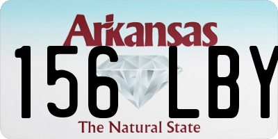 AR license plate 156LBY