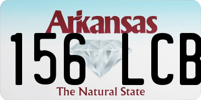 AR license plate 156LCB