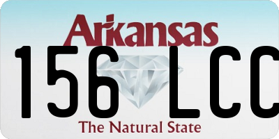 AR license plate 156LCC