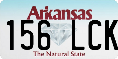 AR license plate 156LCK