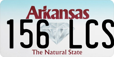 AR license plate 156LCS