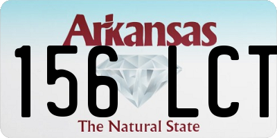 AR license plate 156LCT