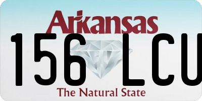 AR license plate 156LCU
