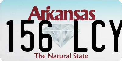 AR license plate 156LCY