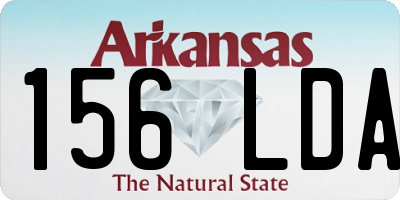AR license plate 156LDA